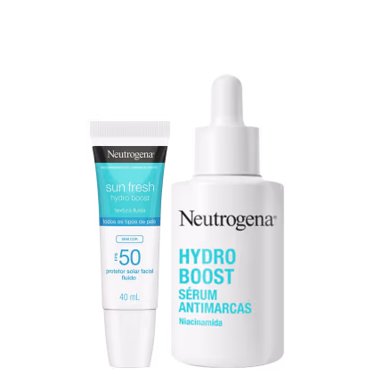 Imagem do produto Kit Neutrogena Hydro Boost Duo Sun Fresh FPS 50 (2 Produtos)