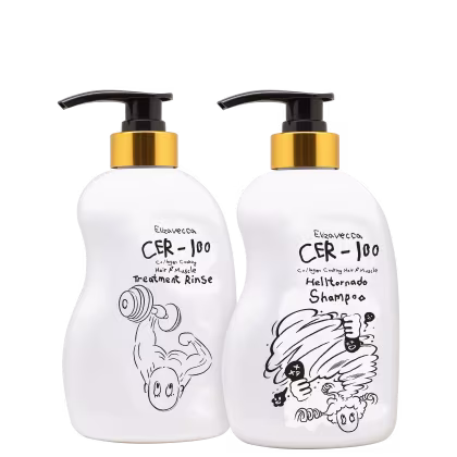 Kit Elizavecca CER-100 Collagen Hair A+ Muscle Tornado Duo, 2 produtos.