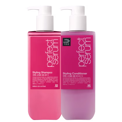 Imagem do produto Kit Mise en Scène Perfect Serum Styling Basic Duo (2 Produtos)