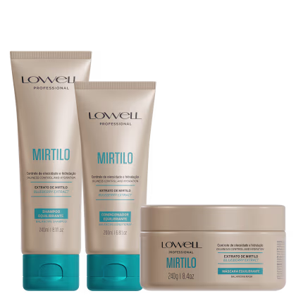 Imagem do produto Kit Lowell Mirtilo Trio Home Care (3 Produtos)