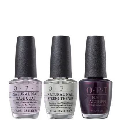 Kit OPI NTT Trio Black Cherry Chutney, 3 produtos.