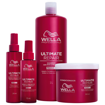 Kit Wella Professional Ultimate Repair Quarteto Salon, 4 produtos.