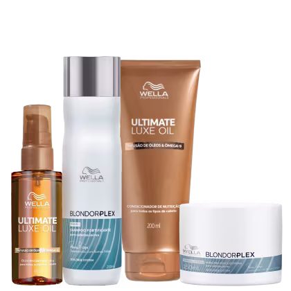 Imagem do produto Kit Wella Professionals Loiros com Danos Químicos (4 Produtos)