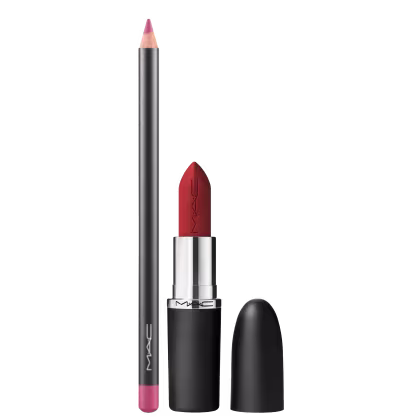Kit M·A·C MACximal Chili + Lip Pencil Soar, 2 produtos.