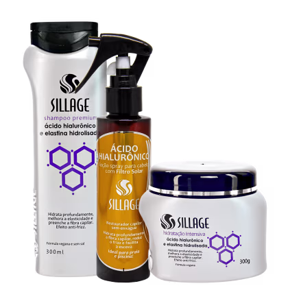 Imagem do produto Kit Sillage Ácido Hialurônico Trio Care (3 Produtos)