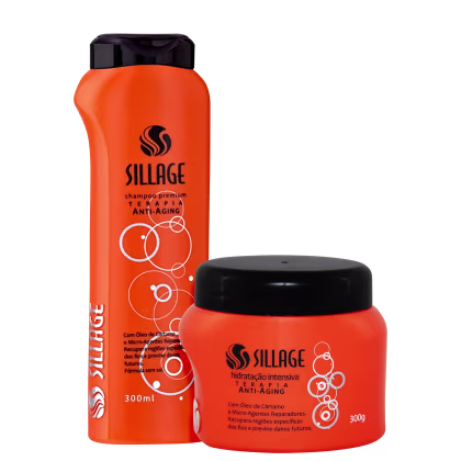Kit Sillage Intensiva Terapia AntiAging Duo Care, 2 produtos.