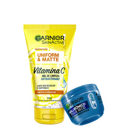 Imagem do produto Kit Garnier Hidratação Limpeza Peles Oleosas (2 Produtos)
