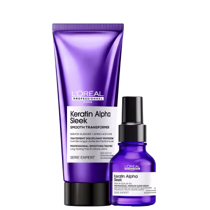 Imagem do produto Kit L'Oréal Professionnel Keratin Alpha Sleek Duo Care (2 Produtos)