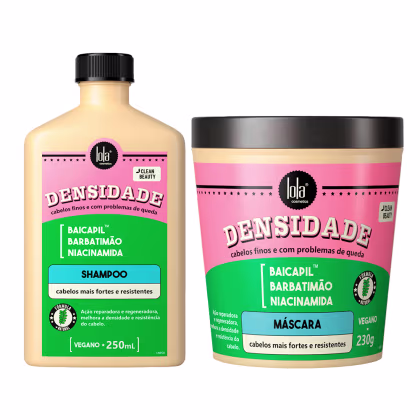 Imagem do produto Kit Lola Cosmetics Repara�†o Densidade - Shampoo e Mˆscara de Reconstru�†o