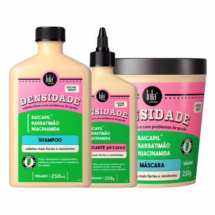 Imagem do produto Kit Lola Cosmetics Repara�Üo Densidade - Shampoo e Màscara de Reconstru�Üo e Acidificante Capilar