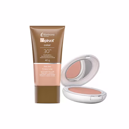 Imagem do produto Kit Mantecorp Color Facial - Protetor Solar Fps30 Clara 40g e Protetor Solar em PÑ Fps50 Clara 10g