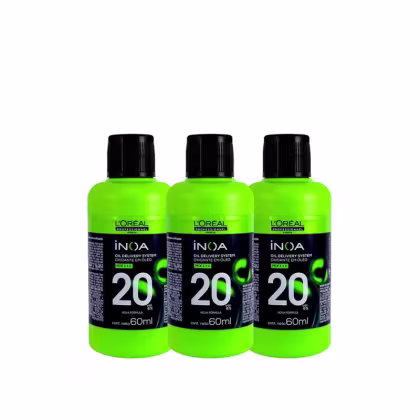 Imagem do produto L'Oréal Oxidante Inoa 20 Volumes (6%) - Mini 60ml (3 Unidades)