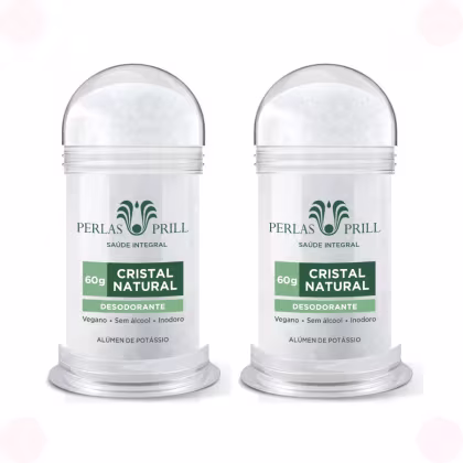 Kit Perlas Prill Cristal Natural Double, 2 produtos.