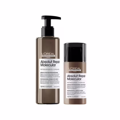 Imagem do produto Kit L'Or?al Professionnel Absolut Repair Molecular ? Leave-in 100ml e S?rum 250ml