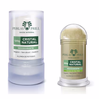 Imagem do produto Kit Perlas Prill Desodorante Cristal Natual 120g + Aloe Vera