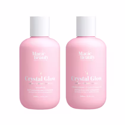 Imagem do produto KIT MAGIC BEAUTY CRYSTAL GLOW SHAMPOO 250ML + CONDICIONADOR  250ML