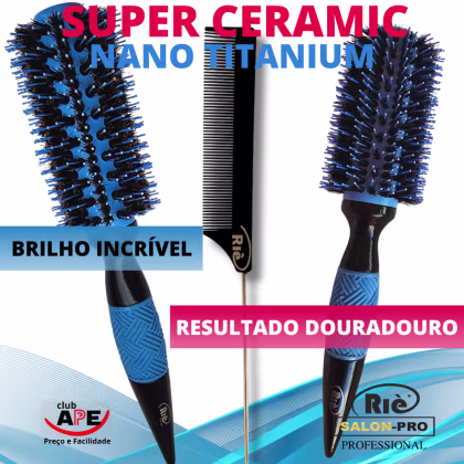 Imagem do produto RIÈ SALON-PRO KIT 2 ESC PROF  SUPER  57,64 +1 PENTE RIE SALON PRO