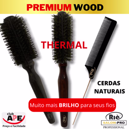 Imagem do produto RIÈ SALON-PRO KIT 2 ESC PROF  PREMIUM  47,57+1 PENTE RIE SALON PRO