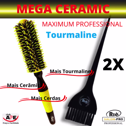 Imagem do produto RIÈ SALON-PRO KIT 01 ESC PROF  MEGA 40 +1 PINCEL RIE SALON PRO