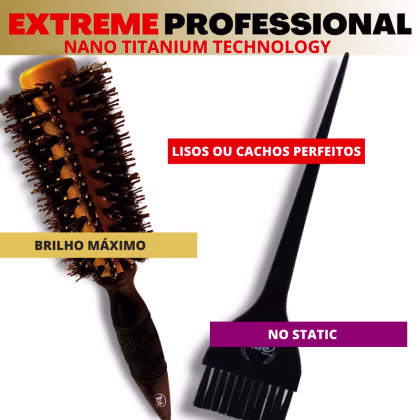 Imagem do produto RIÈ SALON-PRO KIT 1 ESC PROF  EXTREME NANO 57+1 PINCEL RIE SALON PRO