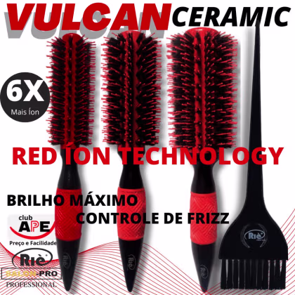 Imagem do produto RIÈ SALON-PRO KIT 3 ESC PROF  VULCAN 47,57,64+1  PINCEL - RIE SALON PRO