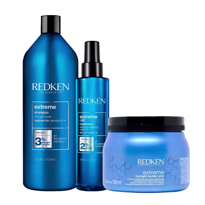 Imagem do produto Kit Redken Extreme Cat Treatment Salon Trio (3 Produtos)