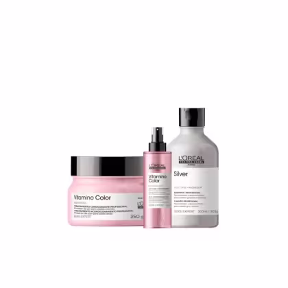 Imagem do produto Kit L'Oréal Professionnel Serie Expert Vitamino Color + Silver (3 Produtos)