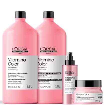 Imagem do produto Kit L'Oréal Professionnel Serie Expert Vitamino Color Salon Completo P (4 Produtos)