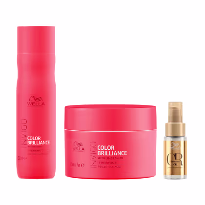 Imagem do produto Kit Wella Professionals Invigo Color Brilliance - Shampoo e Máscara e Óleo