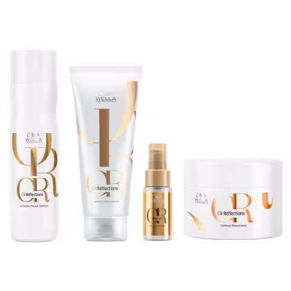 Imagem do produto Kit Wella Oil Reflections - Shampoo e Condicionador e Máscara e Óleo