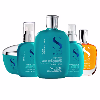 Imagem do produto Kit Alfaparf Milano Professional Semi Di Lino Curls Home Care - 5 Produtos