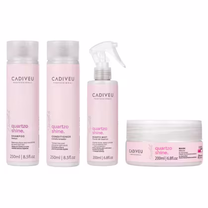 Imagem do produto Kit Cadiveu Essentials Quartzo Shine - Shampoo e Condicionador e Màscara e FluÕdo