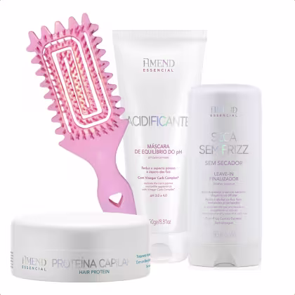 Imagem do produto Kit Amend Linha essencial e Escova Fitagem Beauty Secret