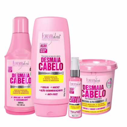 Imagem do produto kit Desmaia Cabelo Forever Liss Home Care