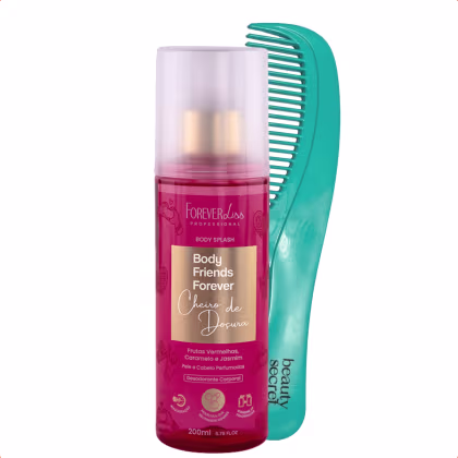 Imagem do produto Kit Body Splash Forever Liss Doçura 200ml e Pente Beauty