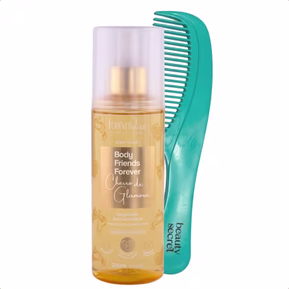 Imagem do produto Kit Body Splash Forever Liss Glamour 200ml e Pente Beauty