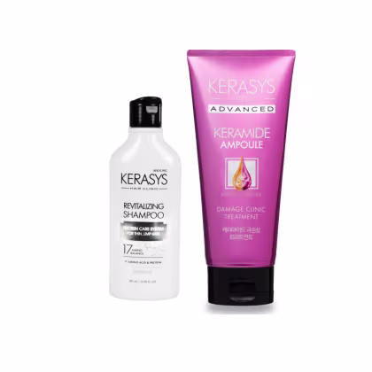 Imagem do produto Kerasys Kit (Shampoo Revitalizing 180ml + Máscara Keramide Damage 200ml)