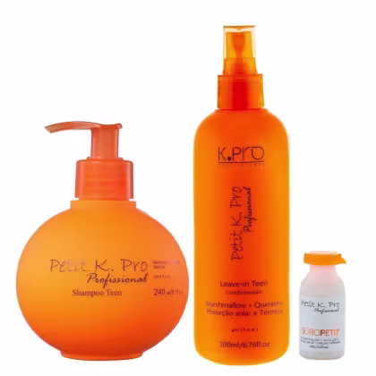 Kit K.Pro Petit com Shampoo 240ml + Leave-In Teen 220ml + Soro Ampola 10ml
