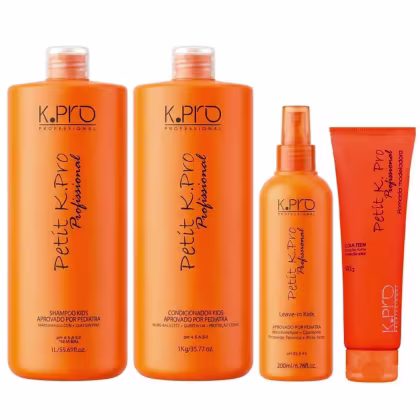 Imagem do produto Kit K.Pro Petit - Shampoo & Condicionador 1L + Leave-In 200ml + Pomada Modeladora 90g