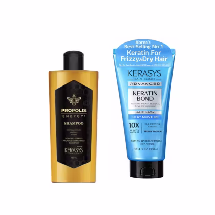Imagem do produto Kerasys  Propolis Shine Sh.180ml+Keratin Bond Moisture300ml
