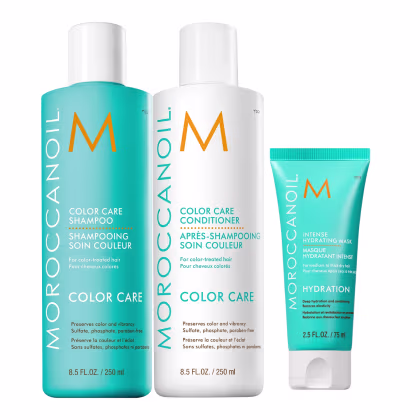 Imagem do produto Kit Moroccanoil Color Care Shampoo 250ml + Condicionador 250ml + Máscara Intense Hydration 75ml (3 Produtos)