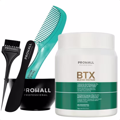Imagem do produto Kit Prohall Btx Blend Repair Acessórios e Pente Beauty Secret