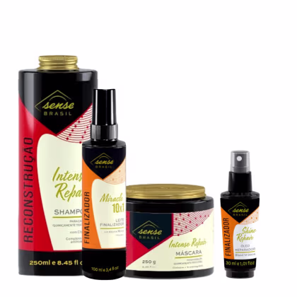 Imagem do produto Sense Brasil Kit (Duo Intense Repair 250ml + Óleo Shine + Miracle 100ml)
