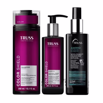 Imagem do produto Kit Truss Color Shield - Shampoo 300ml & Leave-In 200ml + Amino 225ml