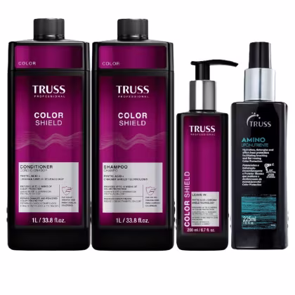 Imagem do produto Kit Truss Color Shield - Shampoo & Condicionador 1 Litro & Leave-In 200ml + Amino Liponutriente 225ml