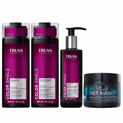 Imagem do produto Kit Truss Color Shield - Shampoo & Condicionador 300ml & Leave-In 200ml + Net Mask 550g