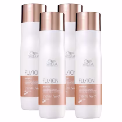 Imagem do produto Wella Kit Fusion Restauração Shampoo 250ml (4 unidades)