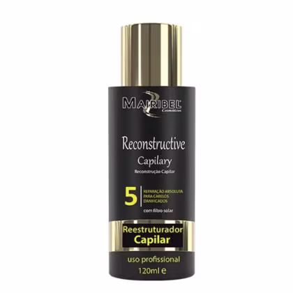 Creme Reestruturador Capilar Mairibel Reconstructive Capilary 5, 120ml.