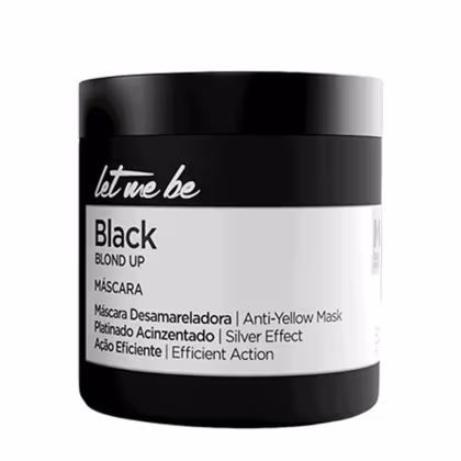 Imagem do produto Mascara Matizadora Black Efeito Acinzentado Let me Be 500g