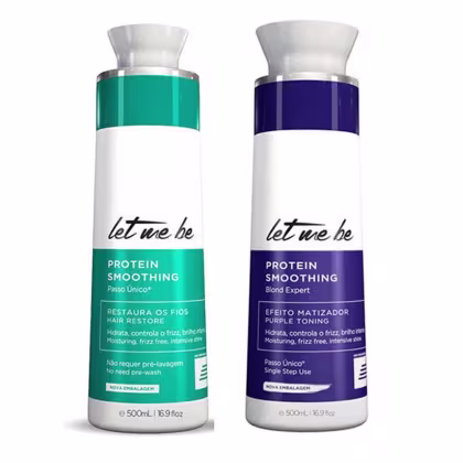 Imagem do produto Kit Progressivas Matiza e Protein Smoothing Let Me Be 500ml